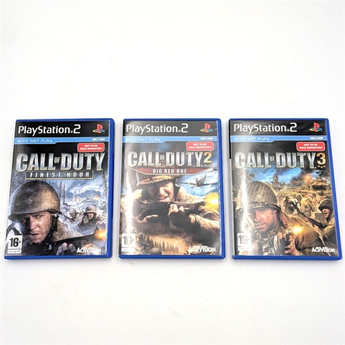 Call of Duty Trilogy - PS2 (A Grade) (Genbrug)